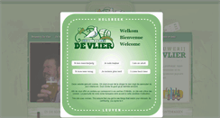 Desktop Screenshot of brouwerijdevlier.com